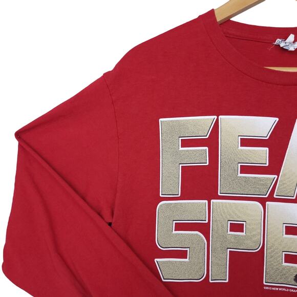 Florida State Seminoles Men’s Long Sleeve Shirt Medium Red 2014 Fear the Spear - Picture 6 of 16